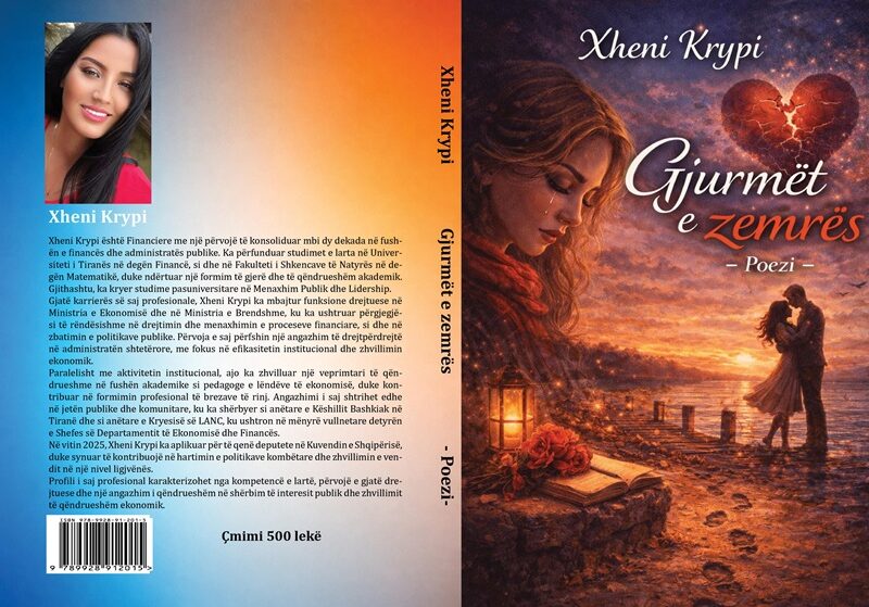 Libri “Gjurmët e zemrës” i Xheni Krypit, një dëshmi e ndjeshmërisë femërore