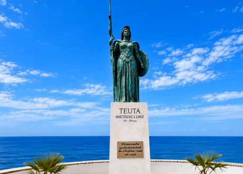 PËR NE SHQIPTARËT, MBRETËRESHA TEUTA MBETET NJË FIGURË E LASHTËSISË ILIRE, EMRIN E SË CILËS E KEMI RUAJTUR ME RESPEKT NË HISTORINË, KULTURËN DHE FAMILJET TONA